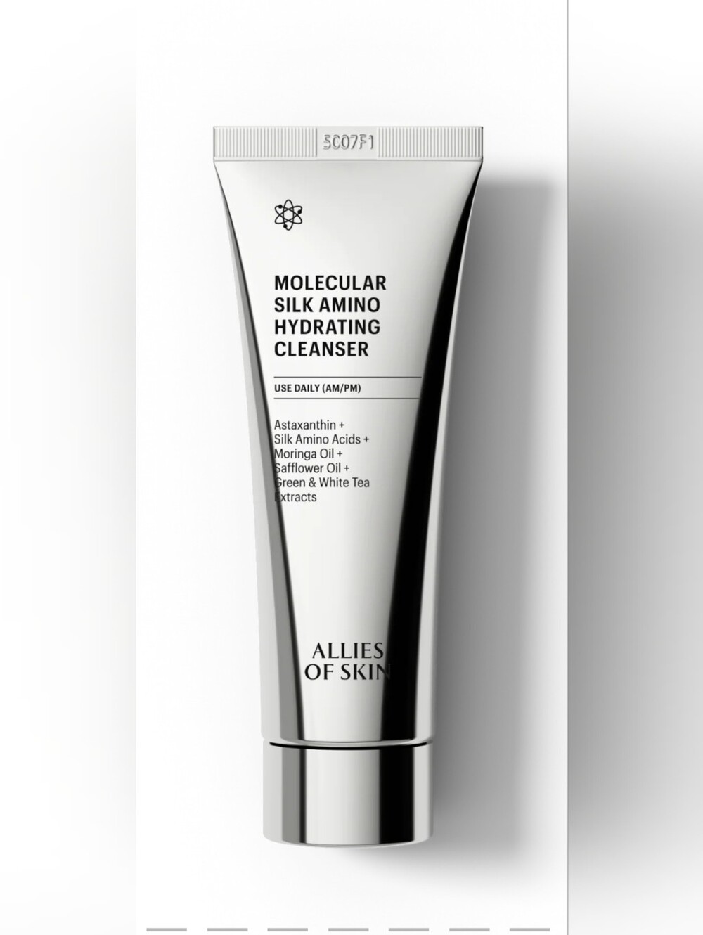 Allies of Skin FIRE! NIB! Molecular Silk Amino Hydrating Cleanser in 100ml.